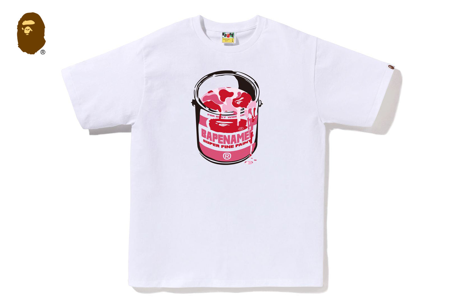 BAPE ABC CAMO PAINT CAN TEE