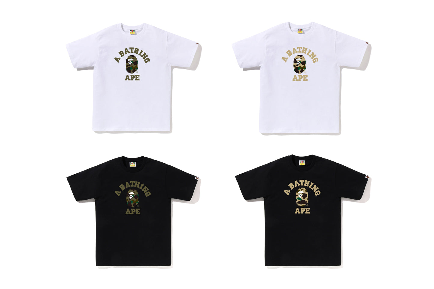 BAPE 1ST CAMO 大學T恤