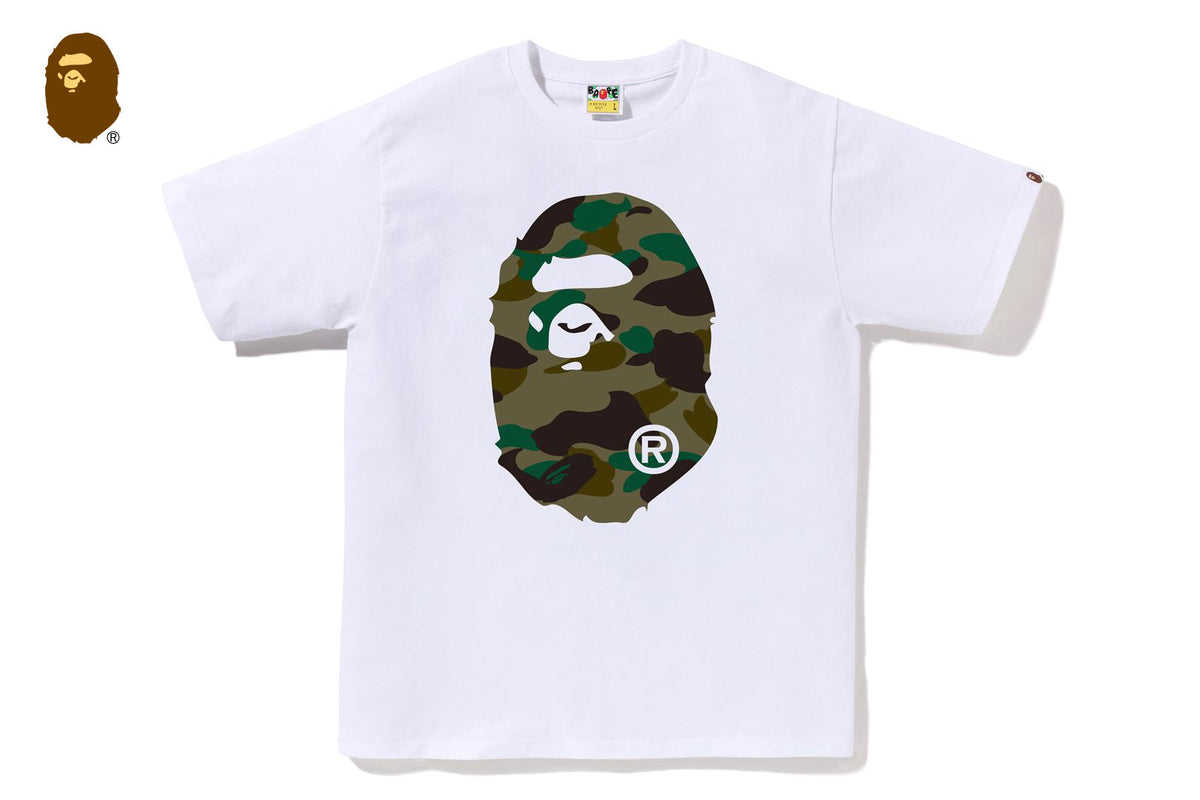 BAPE 1ST CAMO BIG APE HEAD TEE