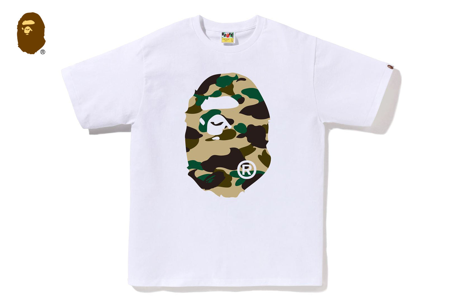 BAPE 1ST CAMO BIG APE HEAD TEE
