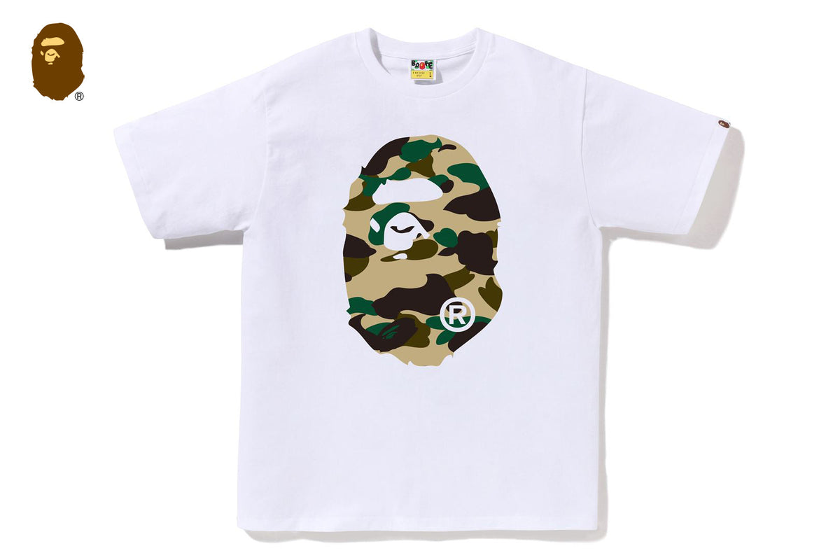 BAPE 1ST CAMO BIG APE HEAD TEE