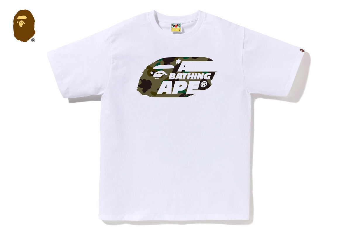 BAPE 1ST CAMOVING APE HEAD TEE