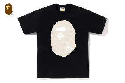 BAPE LINE CAMO BIG APE HEAD TEE