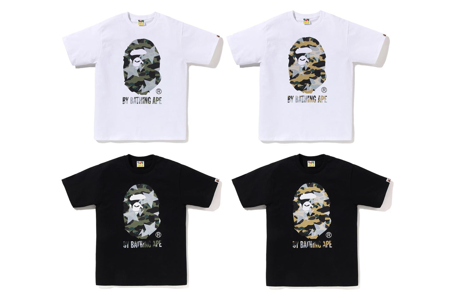 BAPE STA OVER PRINT 1ST CAMO TEE