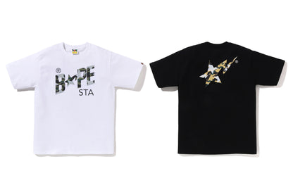 BAPE STA OVER PRINT 1ST CAMO BAPE STA TEE