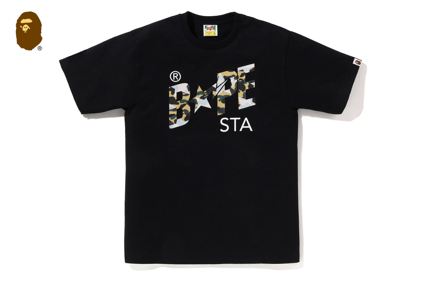 BAPE STA OVER PRINT 1ST CAMO BAPE STA TEE