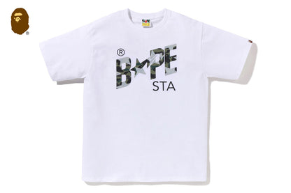 BAPE STA OVER PRINT 1ST CAMO BAPE STA TEE