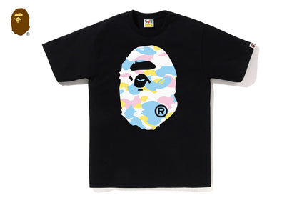 BAPE NEW MULTI CAMO BIG APE HEAD TEE