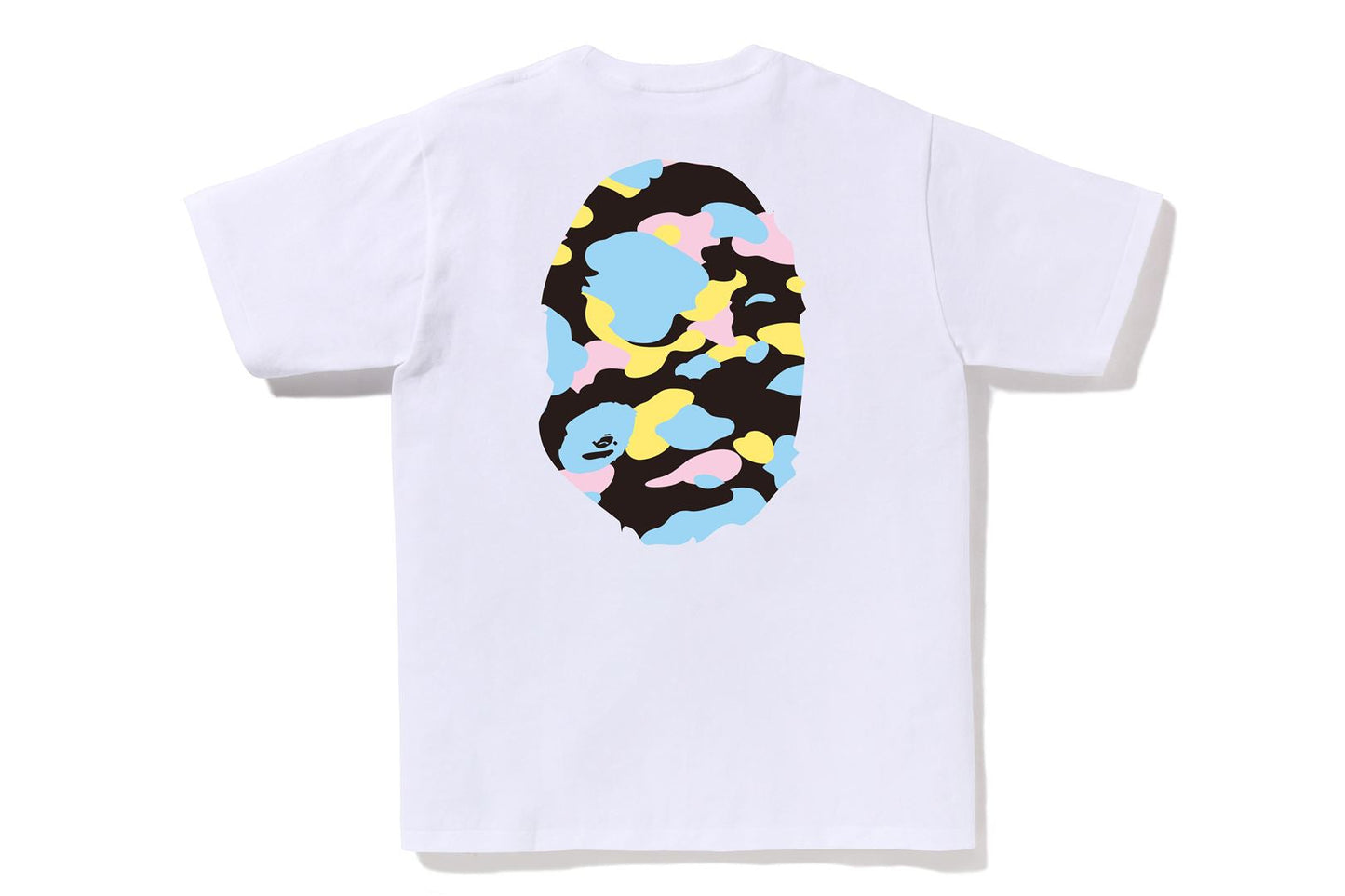 BAPE NEW MULTI CAMO BIG APE HEAD TEE