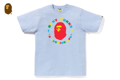 BAPE COLORS BUSY WORKS STA TEE