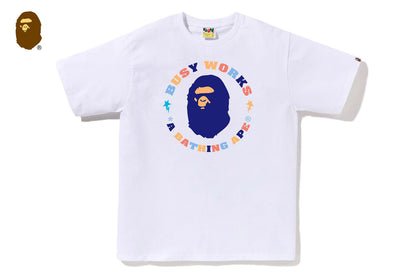 BAPE COLORS BUSY WORKS STA TEE