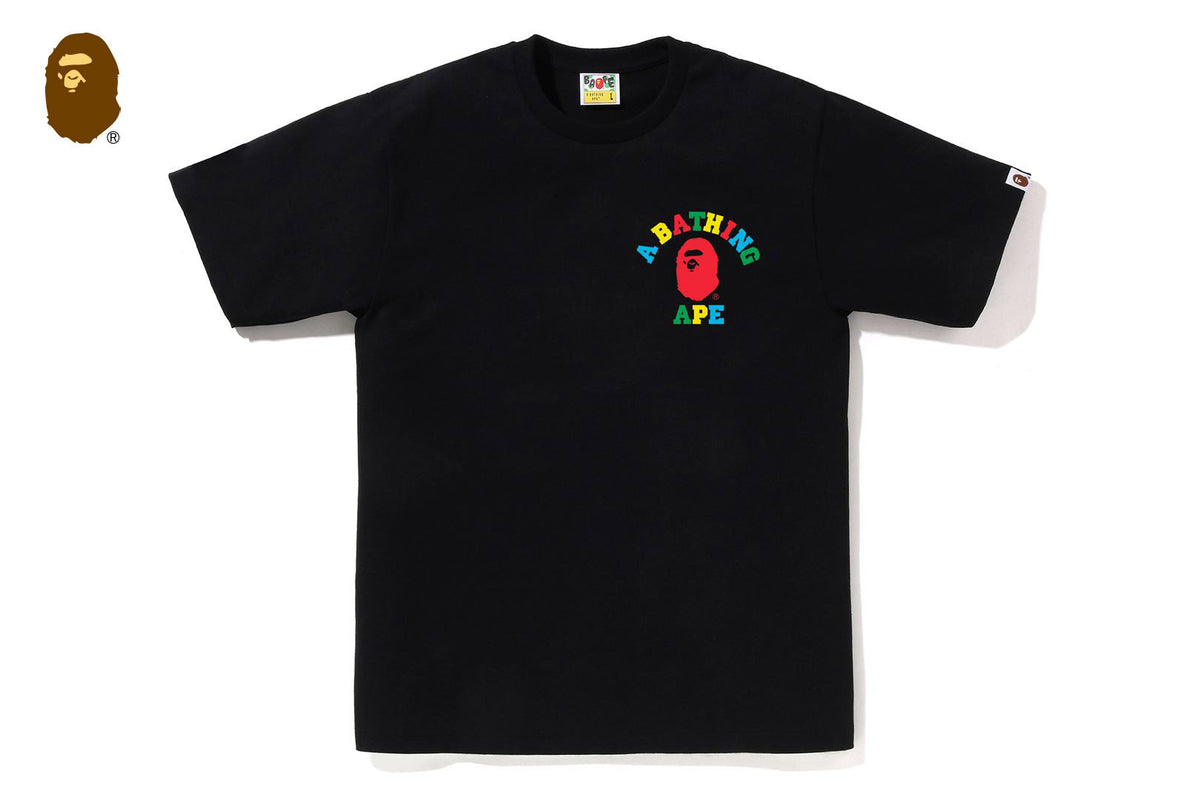 BAPE COLORS COLLEGE ATS TEE