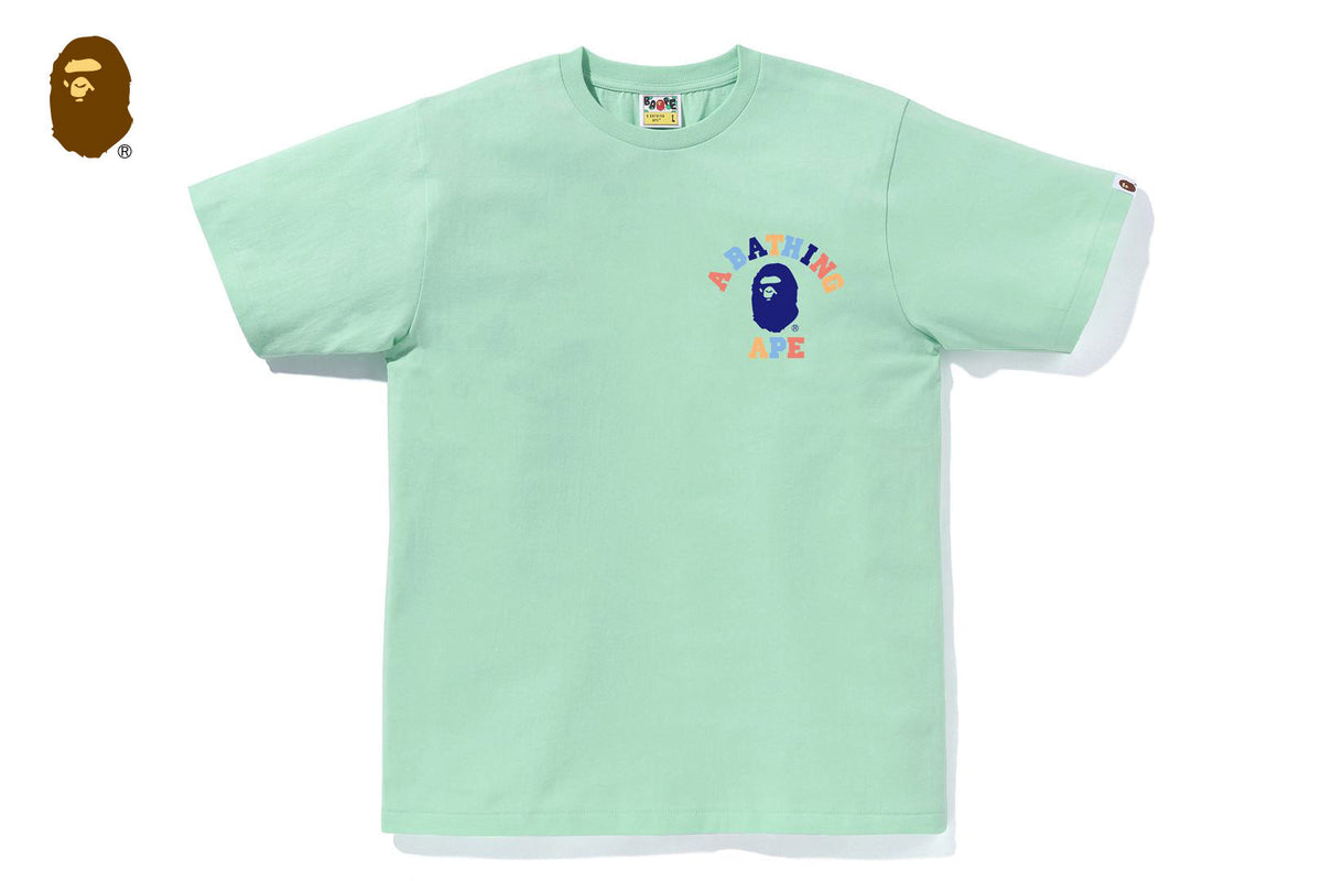 BAPE COLORS COLLEGE ATS TEE