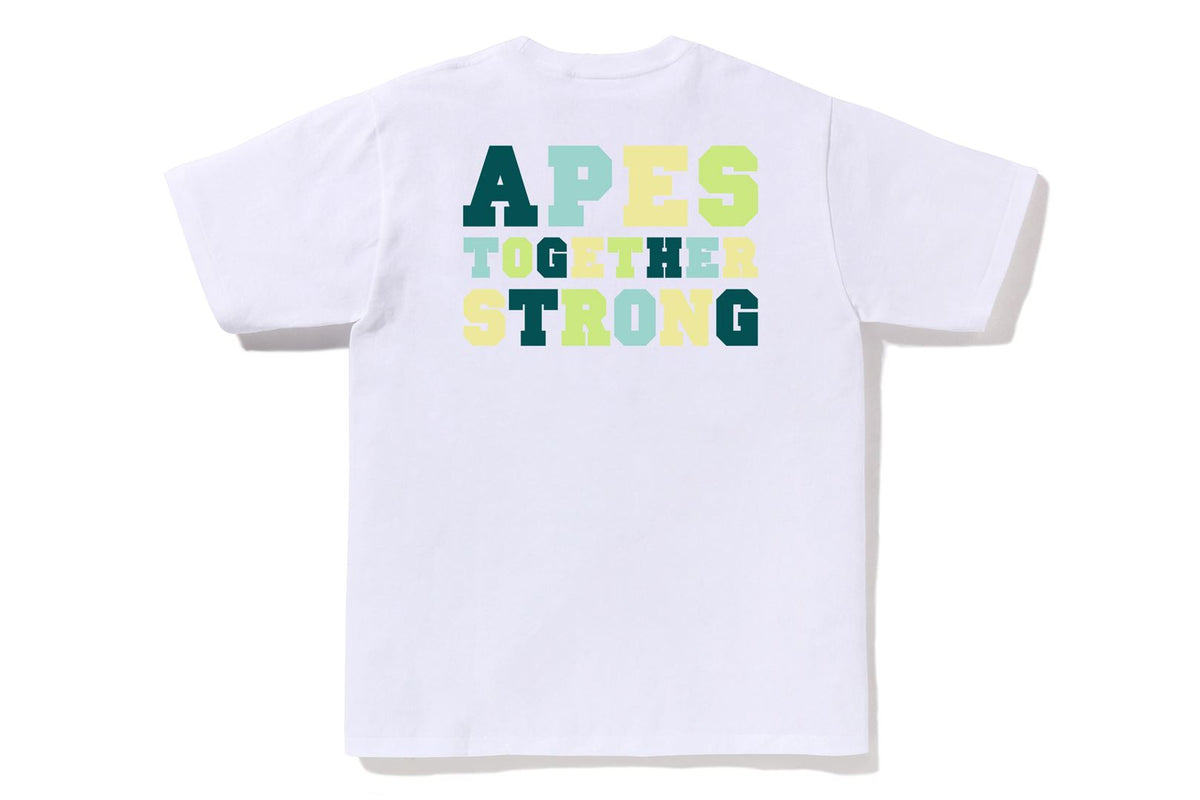 BAPE COLORS COLLEGE ATS TEE