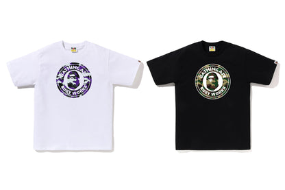 BAPE GLITCH WOODLAND CAMO BUSY WORKS TEE