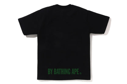 BAPE GLITCH WOODLAND CAMO APE FACE STA TEE