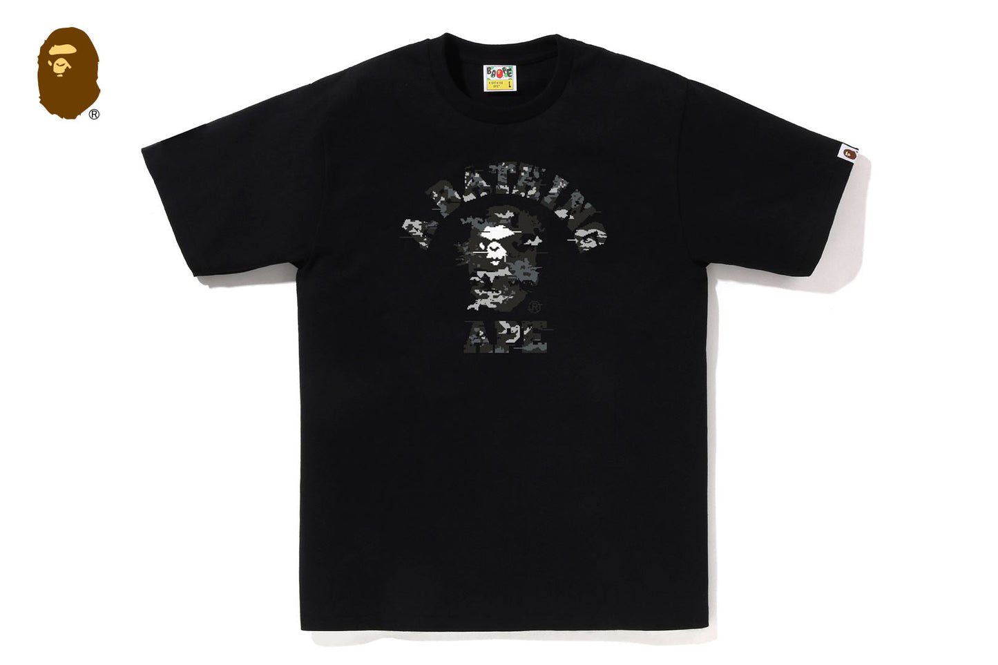 BAPE MULTI PIXEL CAMO 大學T恤