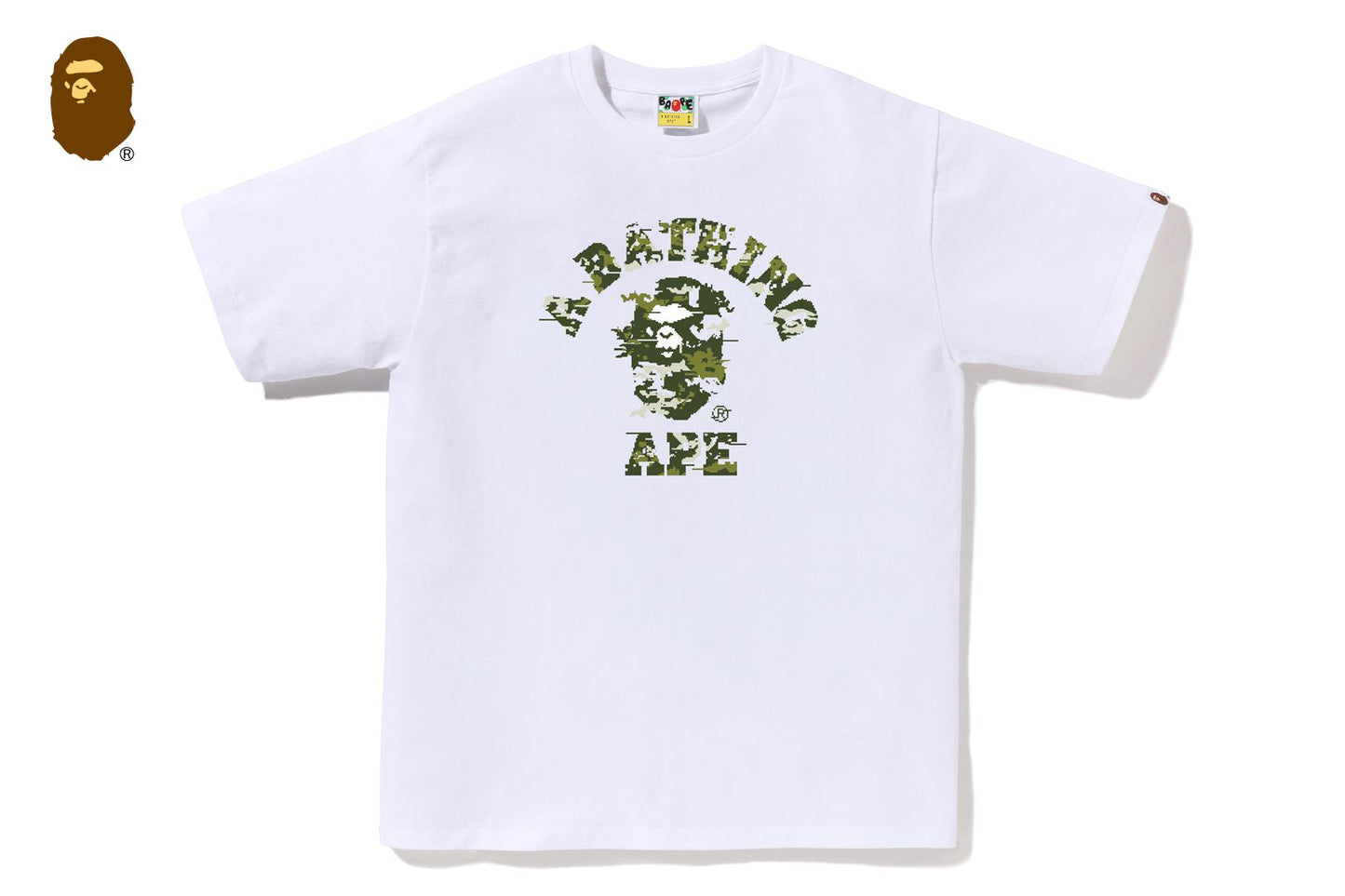 BAPE MULTI PIXEL CAMO 大學T恤