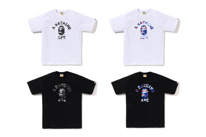 BAPE SCREEN CAMO COLLEGE TEE
