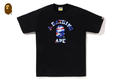 BAPE SCREEN CAMO COLLEGE TEE