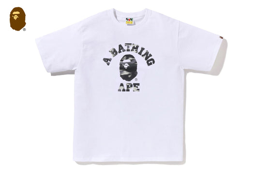 BAPE SCREEN CAMO COLLEGE TEE