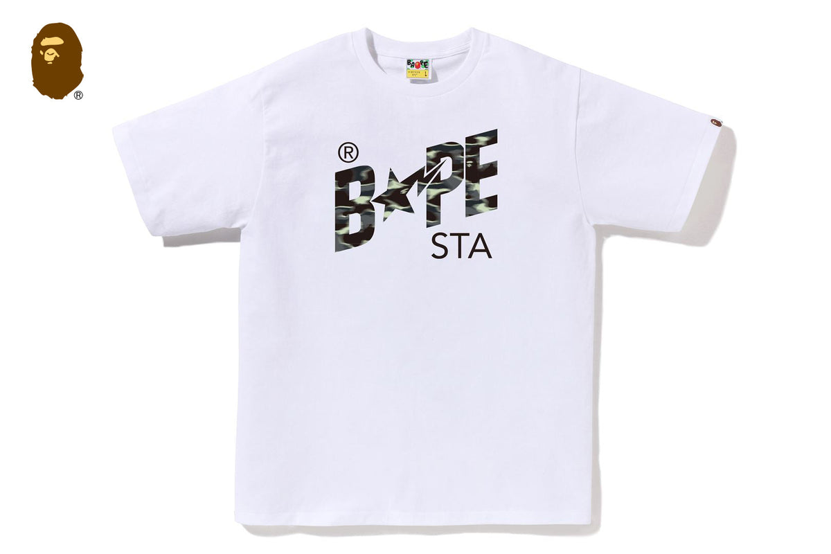 BAPE SCREEN CAMO BAPE STA TEE