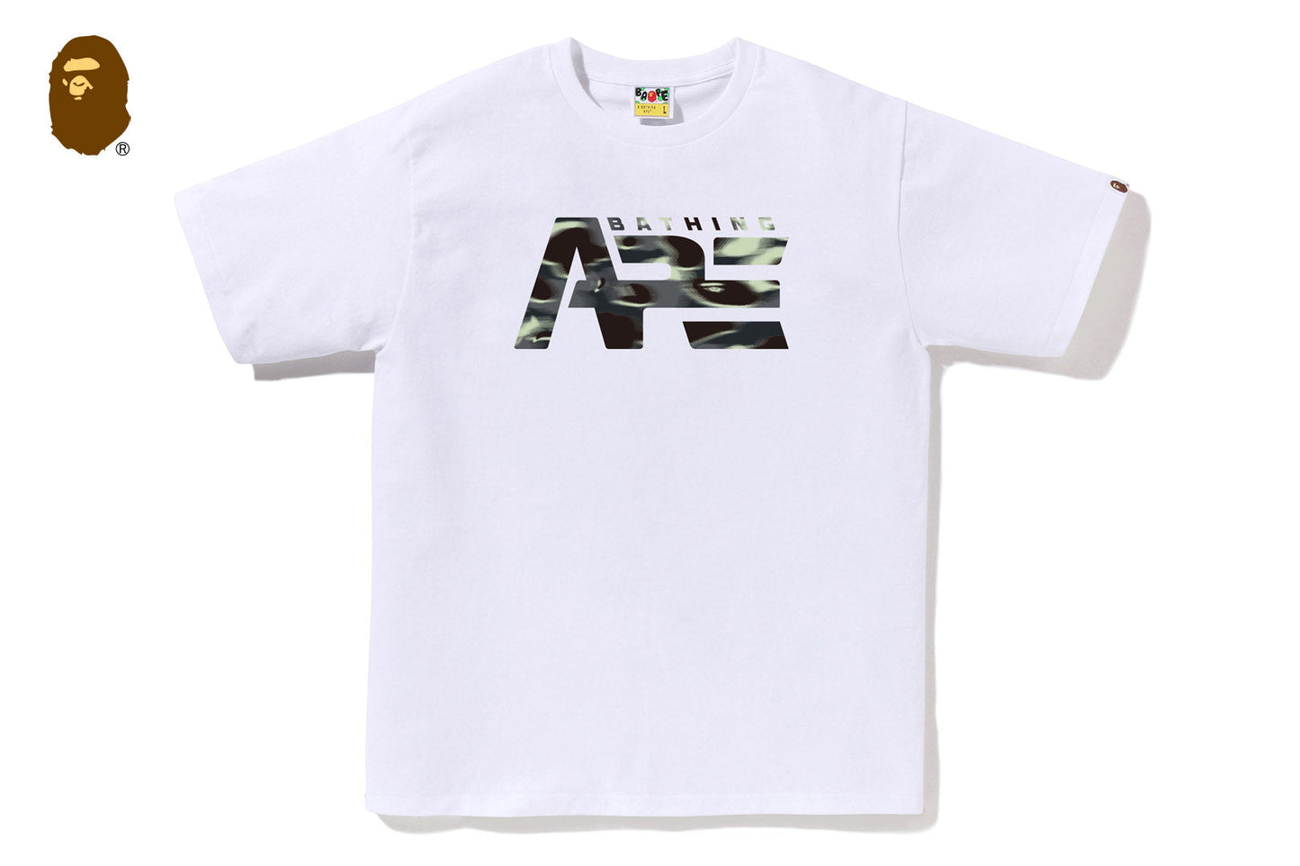 BAPE 螢幕迷彩戰術標誌短袖T恤