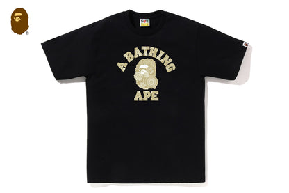 BAPE 日本靛藍藝術迷彩大學T恤