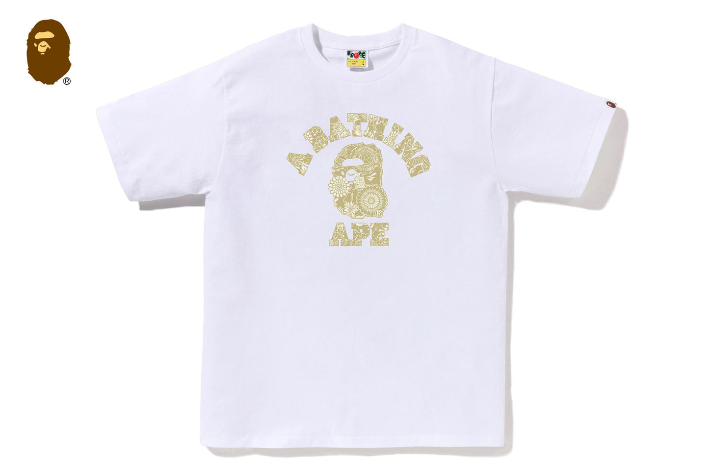 BAPE 日本靛藍藝術迷彩大學T恤
