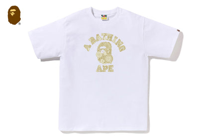 BAPE 日本靛藍藝術迷彩大學T恤