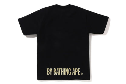 BAPE JAPANESE INDIGO ART CAMO APE FACE TEE