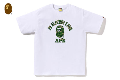 BAPE PALM RESORT CAMO COLLEGE TEE