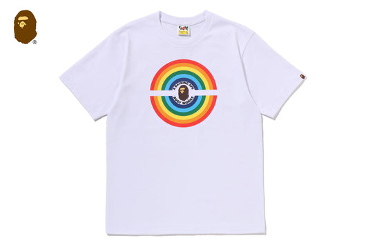 BAPE RANBOW LOGO BUSY WORKS TEE