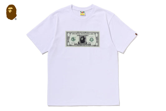 BAPE 鈔票圖案短袖T恤