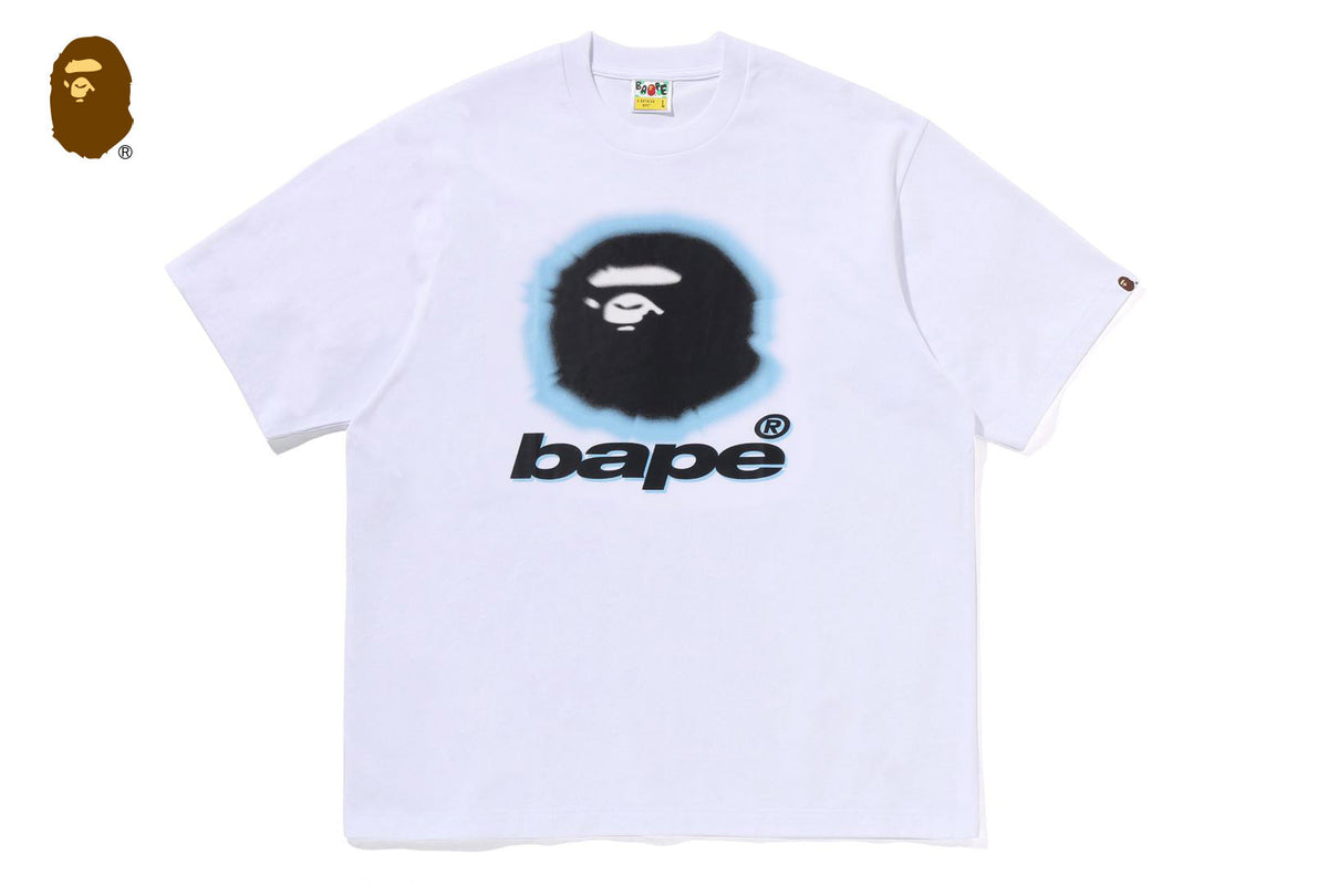 BAPE SPRAY APE HEAD 寬鬆版短袖T恤