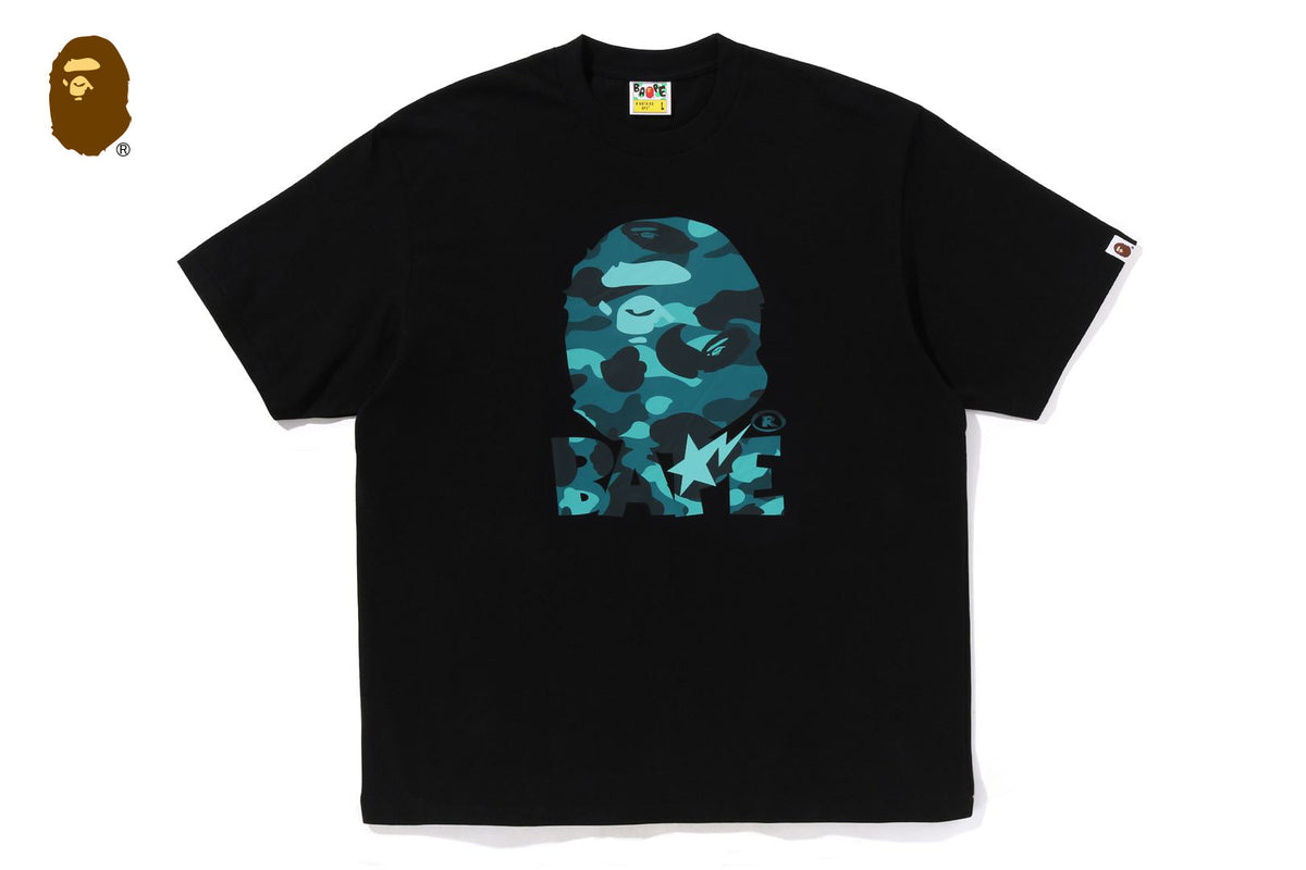 BAPE COLOR CAMO APE HEAD 寬鬆版T恤