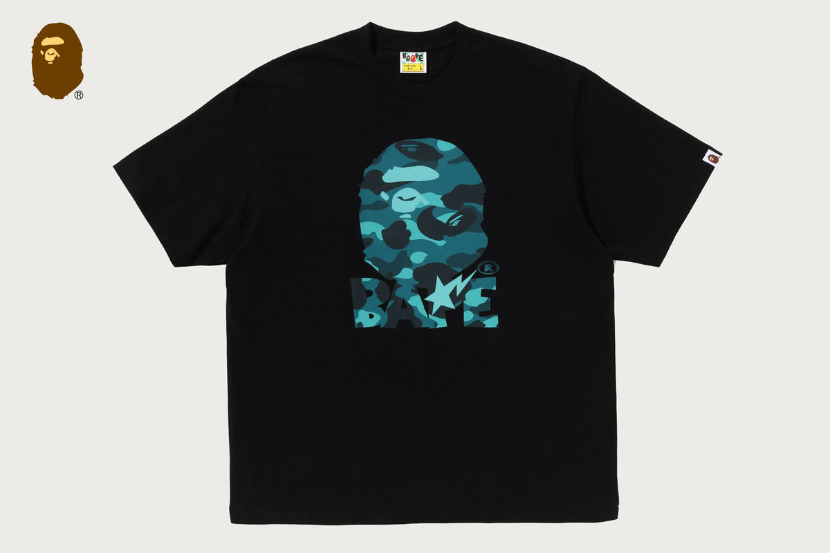 BAPE COLOR CAMO APE HEAD RELAXED FIT TEE