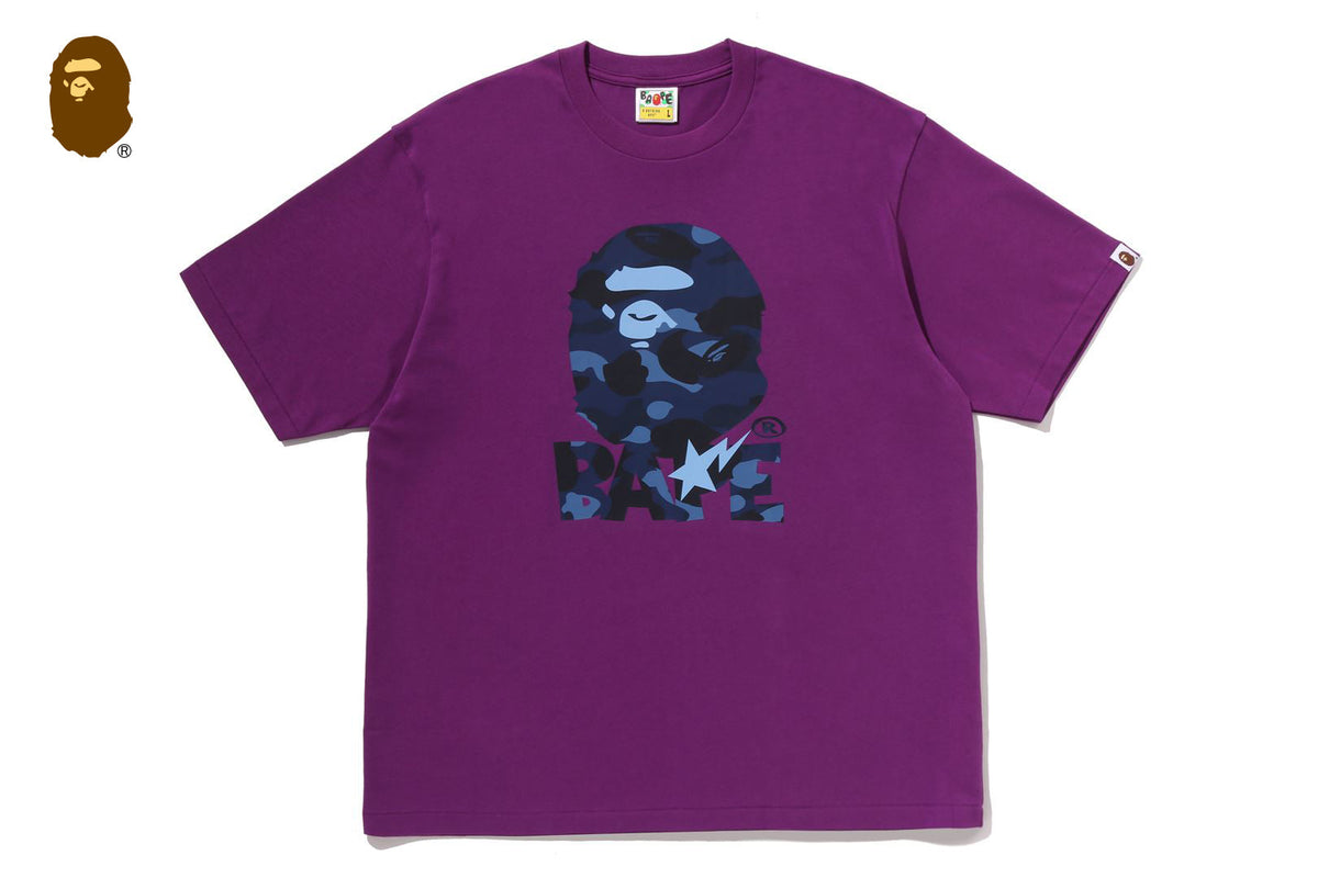 BAPE COLOR CAMO APE HEAD 寬鬆版T恤