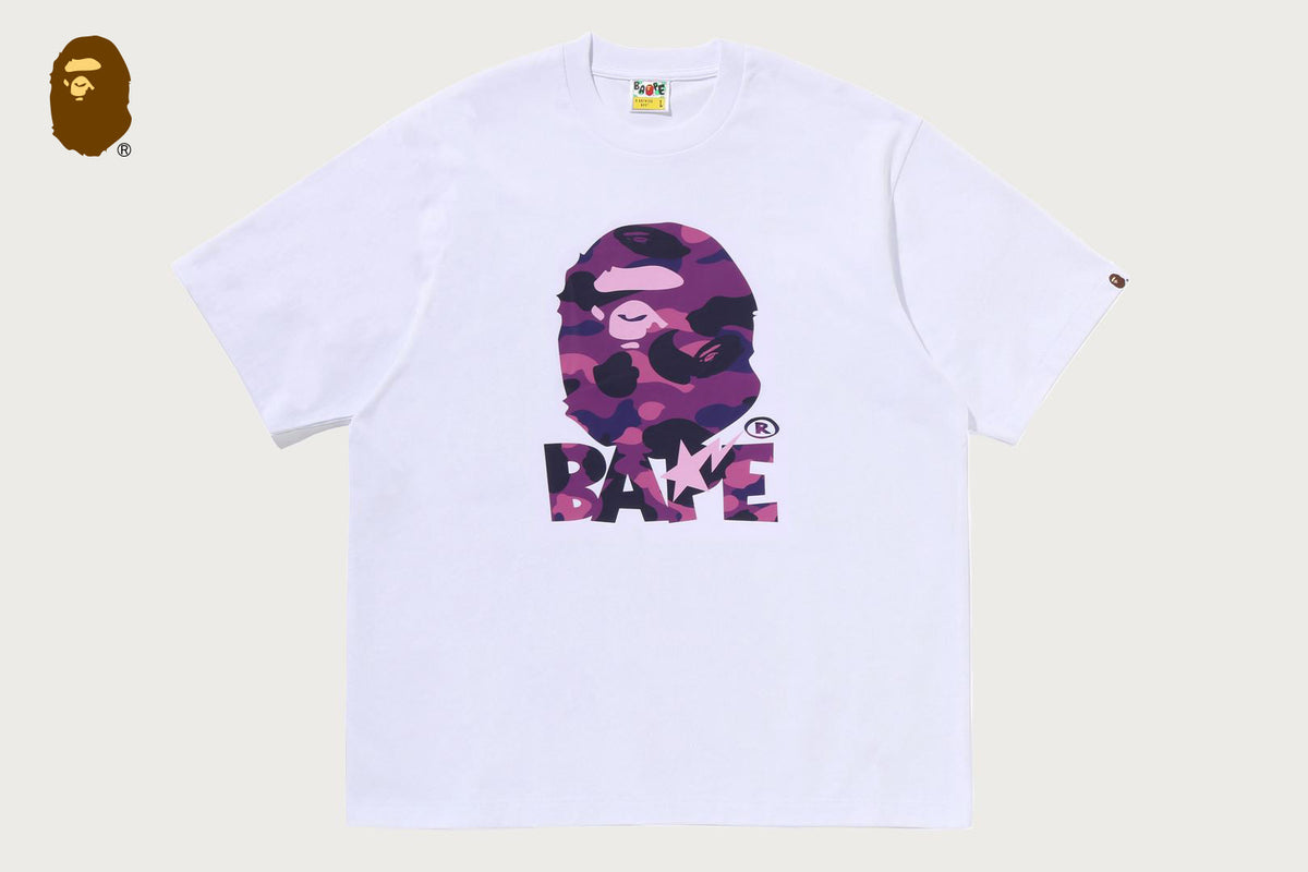 BAPE COLOR CAMO APE HEAD RELAXED FIT TEE