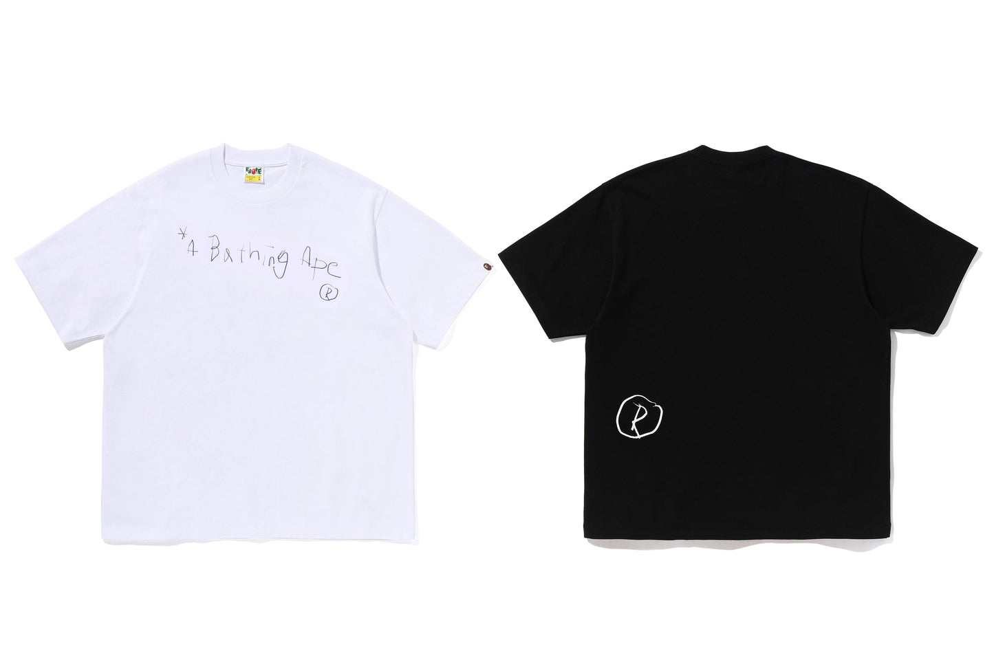 BAPE 手繪放鬆版T恤