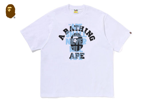 BAPE APE SHALL NEVER KILL APE COLLEGE 寬鬆版短袖T恤