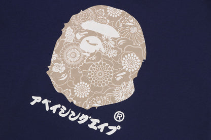 BAPE JAPANESE INDIGO ART CAMO TEE