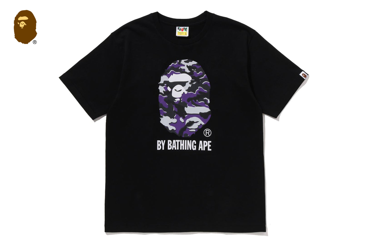 BAPE GLITCH WOODLAND CAMO TEE