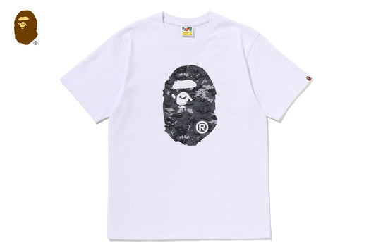 BAPE MULTI PIXEL CAMO APE HEAD TEE