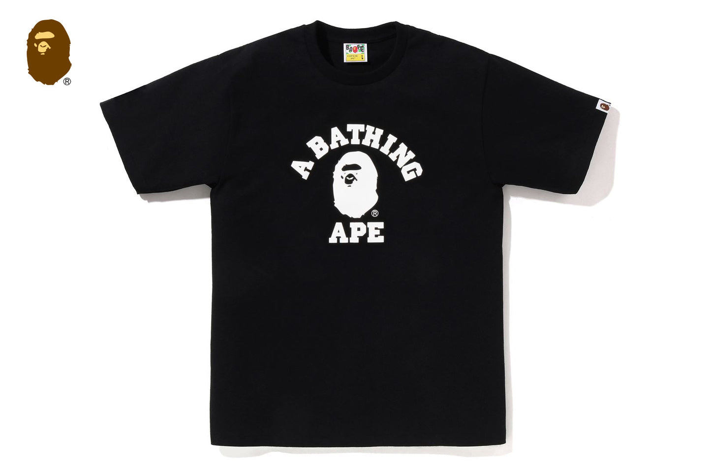BAPE CRYSTAL STONE EYE COLLEGE TEE
