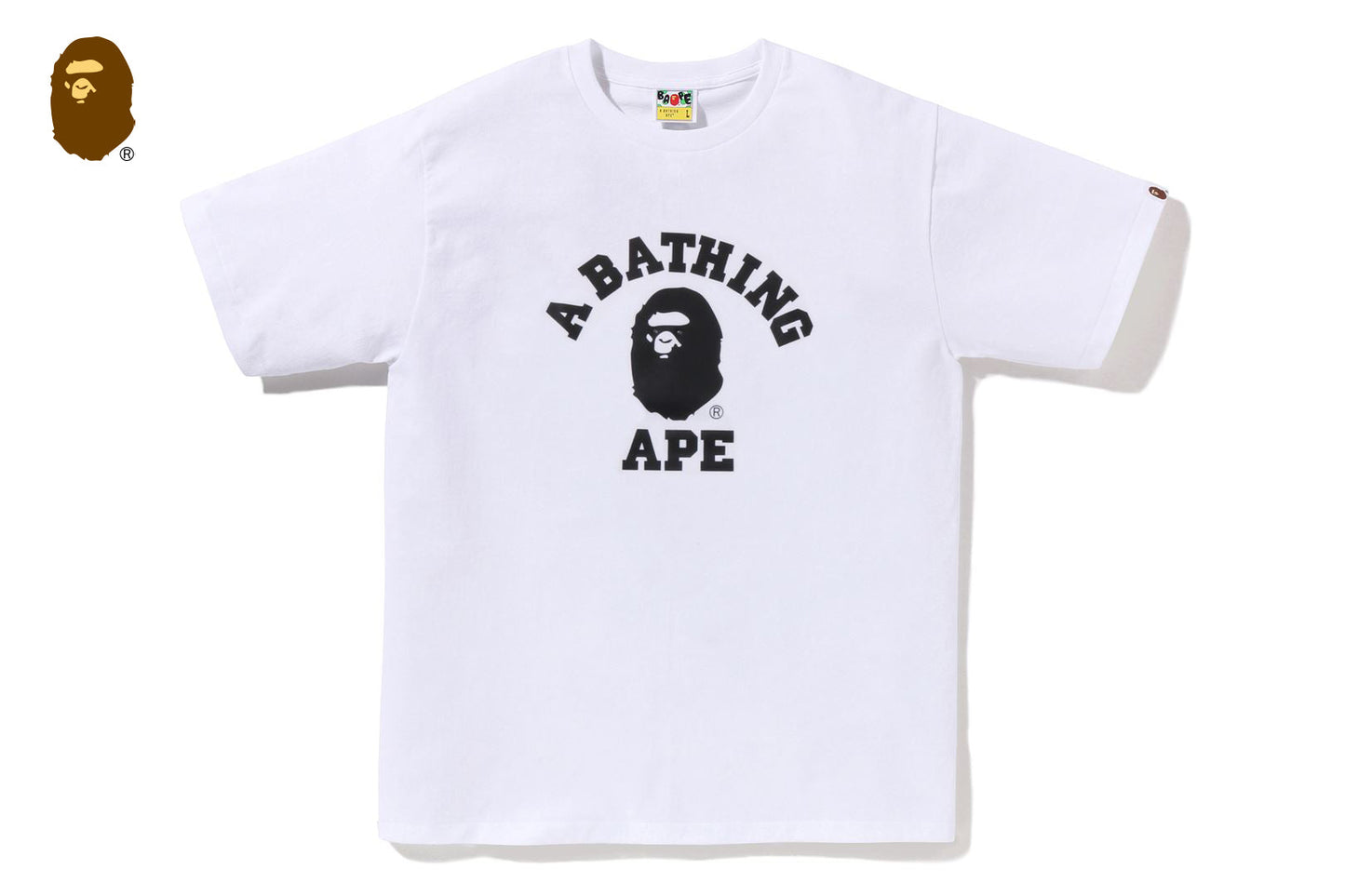 BAPE CRYSTAL STONE EYE COLLEGE TEE