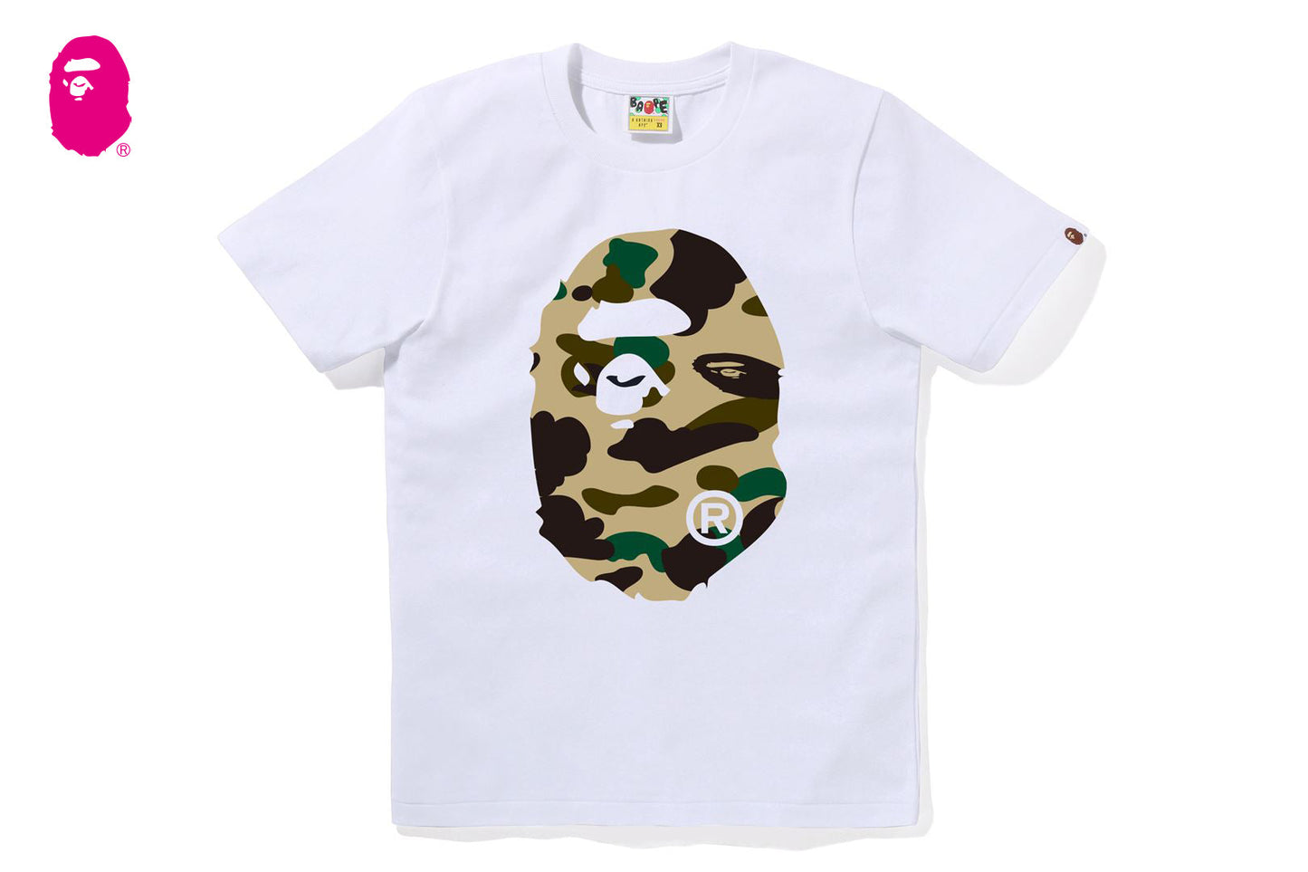BAPE 1ST CAMO BIG APE HEAD TEE
