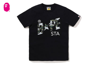 BAPE STA OVER PRINT 1ST CAMO TEE