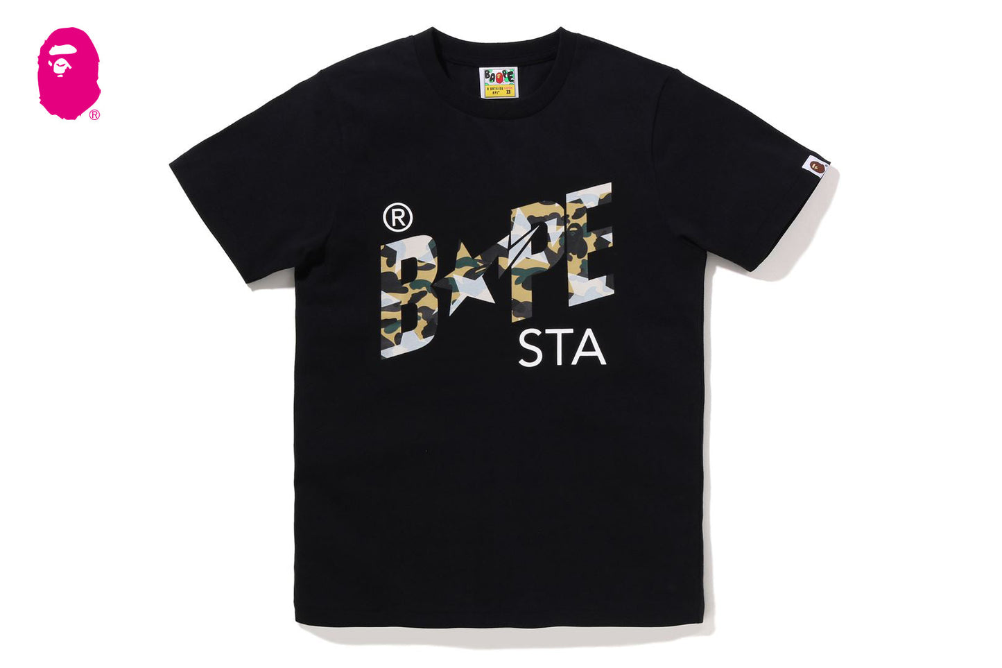 BAPE STA OVER PRINT 1ST CAMO TEE