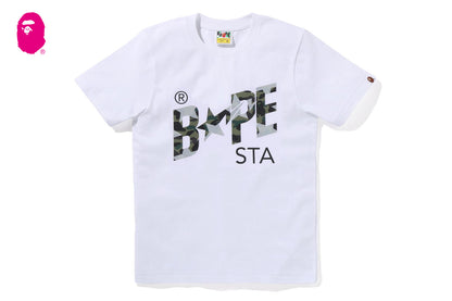 BAPE STA OVER PRINT 1ST CAMO TEE